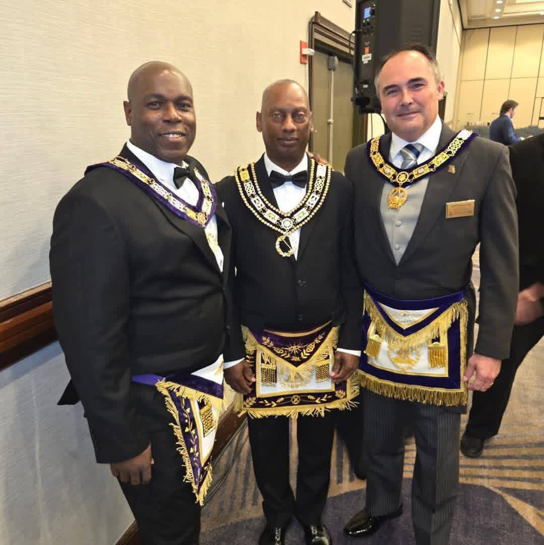 Brotherhood members at event